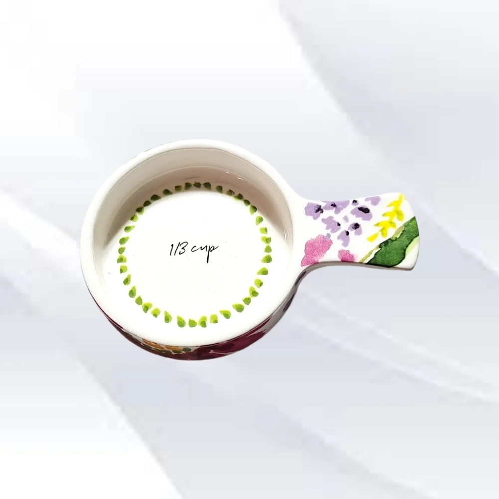 TAG ~ Floral Measuring Cups and Bowl Set